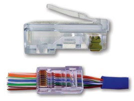 EZ-RJ45 Cat 5 Connectors